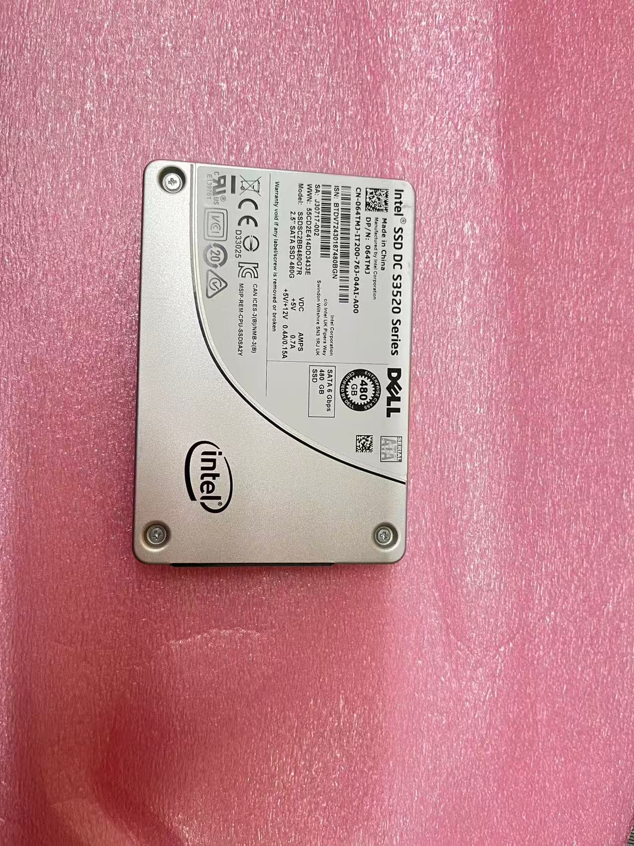 Intel DC S3520 480GB 拆机
